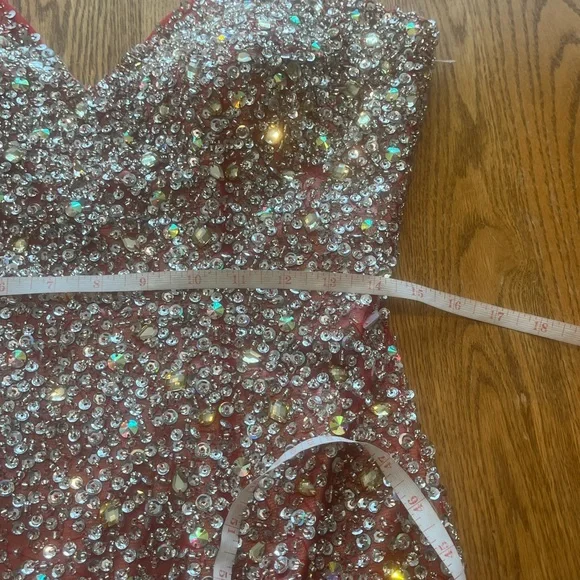 Sherri Hill Vintage Prom Dress Top For Replacement Skirt Jeweled Beaded Bodice - Picture 3 of 10